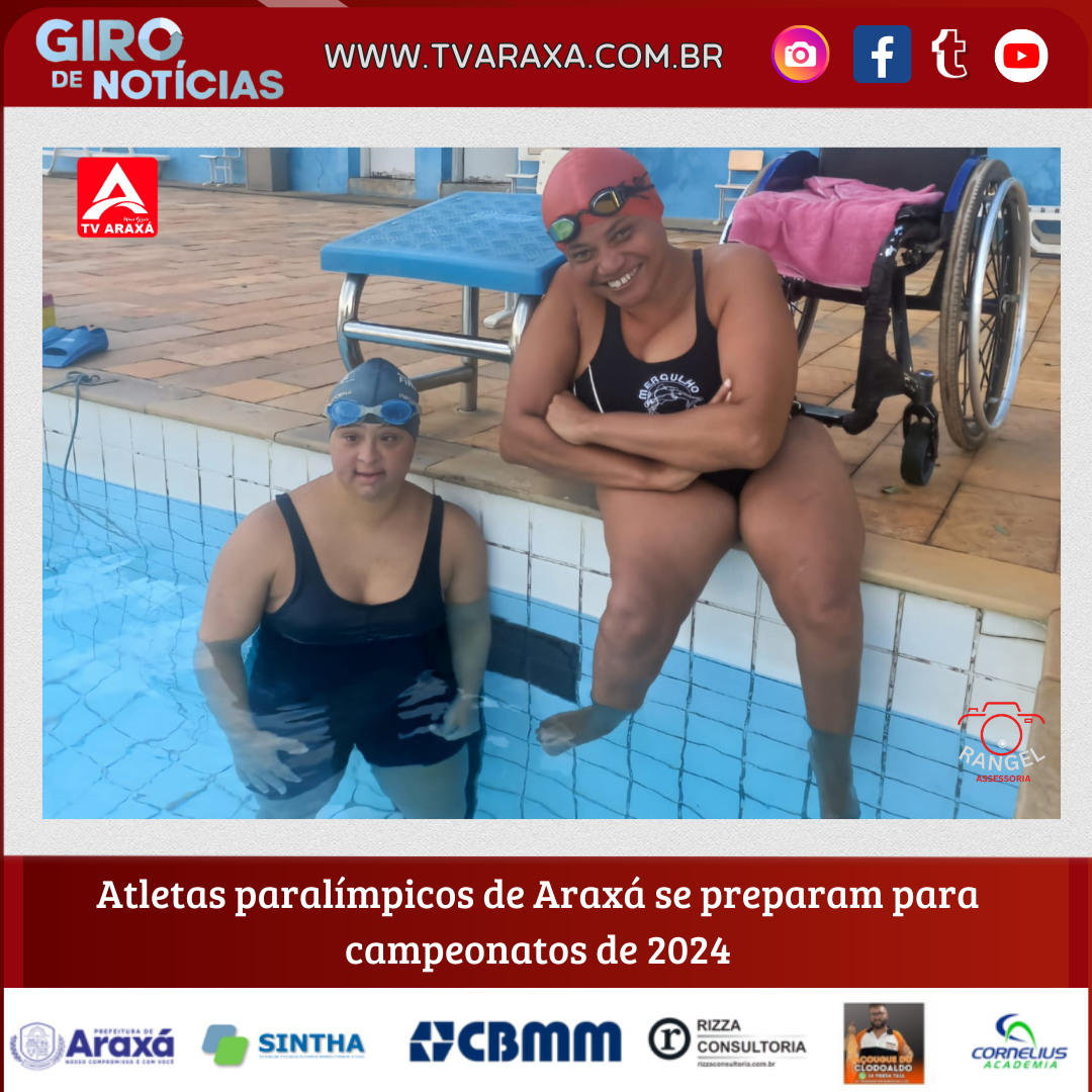 Atletas paralímpicos de Araxá se preparam para campeonatos de 2024