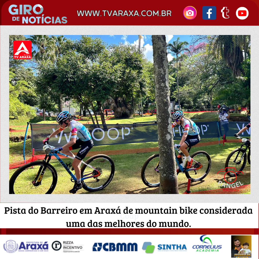 Pista do Barreiro em Araxá de mountain bike considerada uma das melhores do mundo.