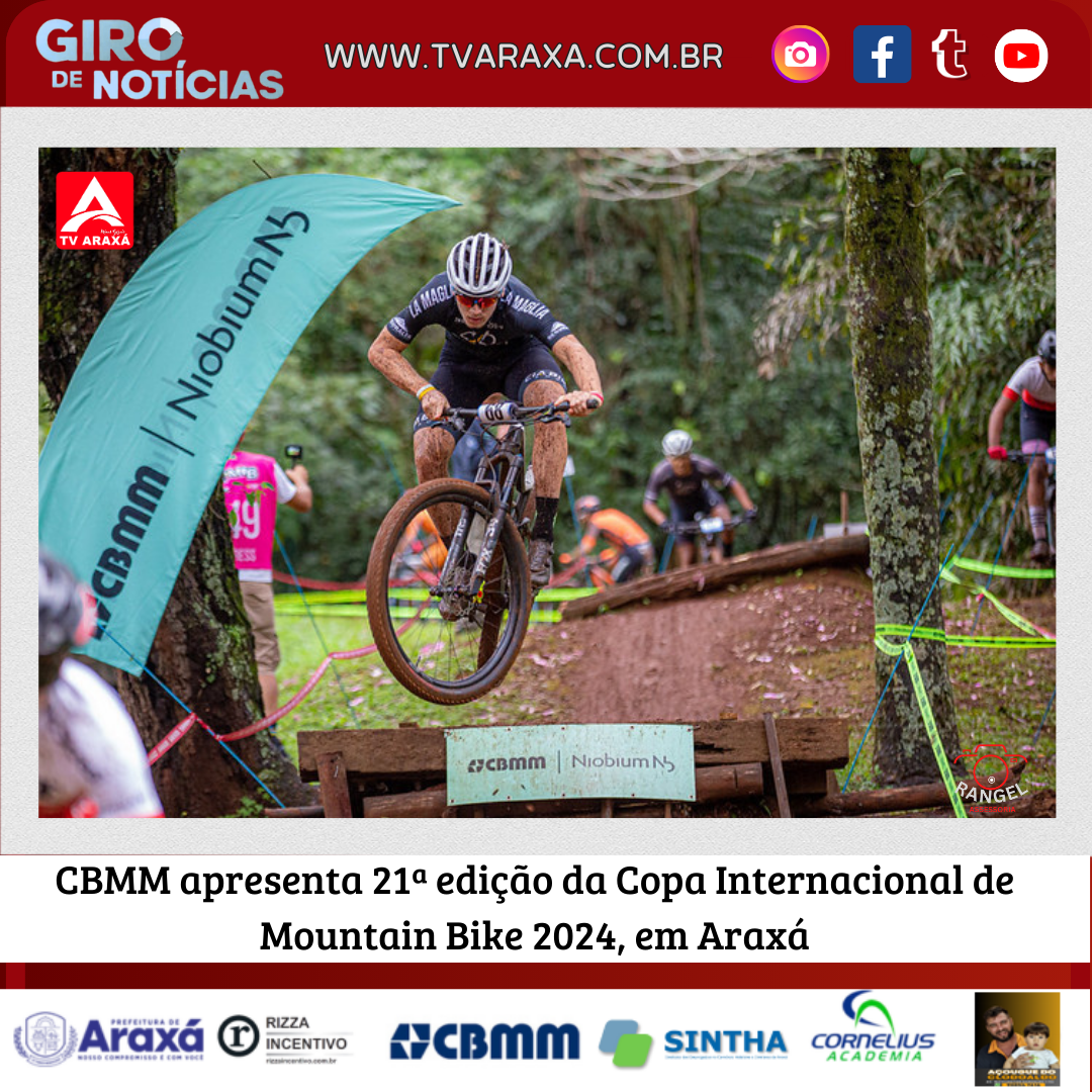 CBMM apresenta 21ª edição da Copa Internacional de Mountain Bike 2024, em Araxá