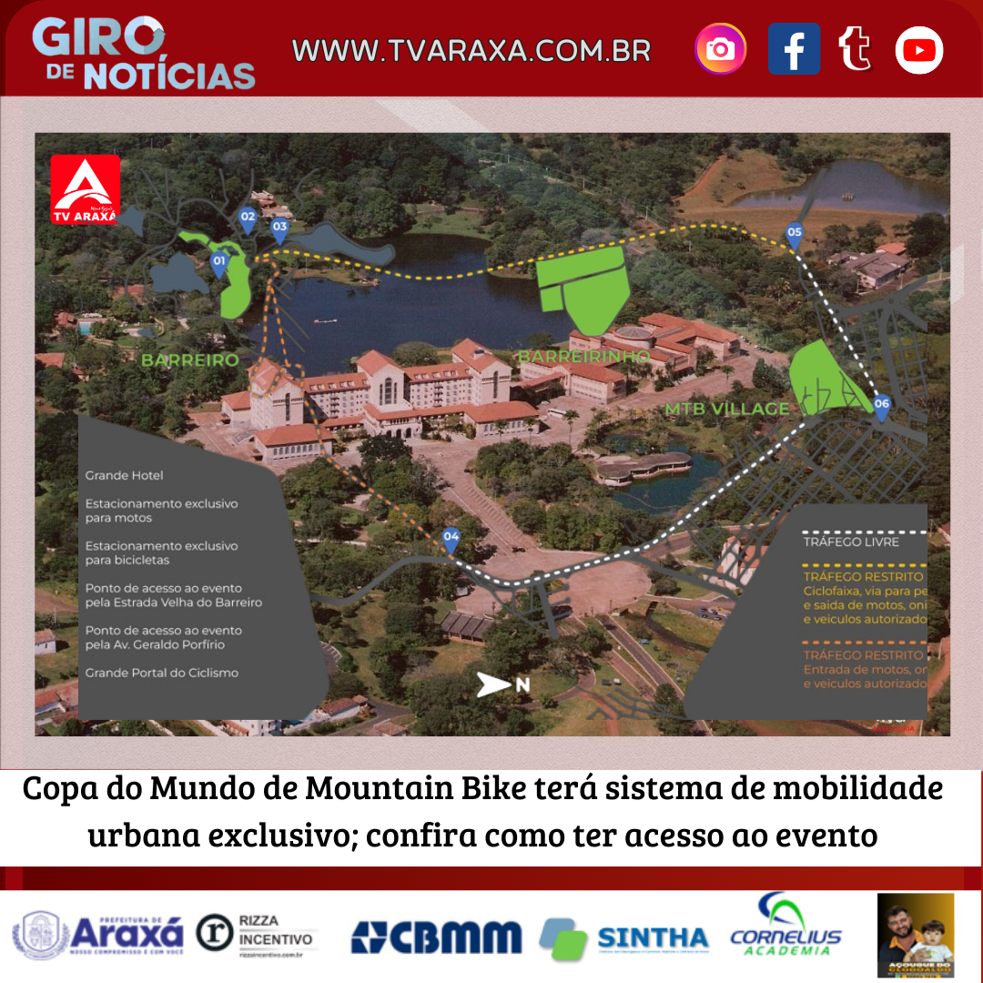 Copa do Mundo de Mountain Bike terá sistema de mobilidade urbana exclusivo; confira como ter acesso ao evento