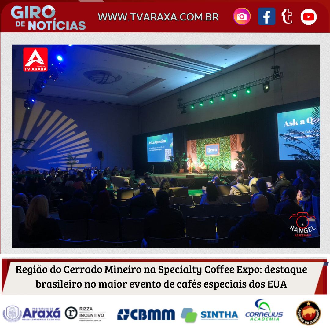 Região do Cerrado Mineiro na Specialty Coffee Expo: destaque brasileiro no maior evento de cafés especiais dos EUA