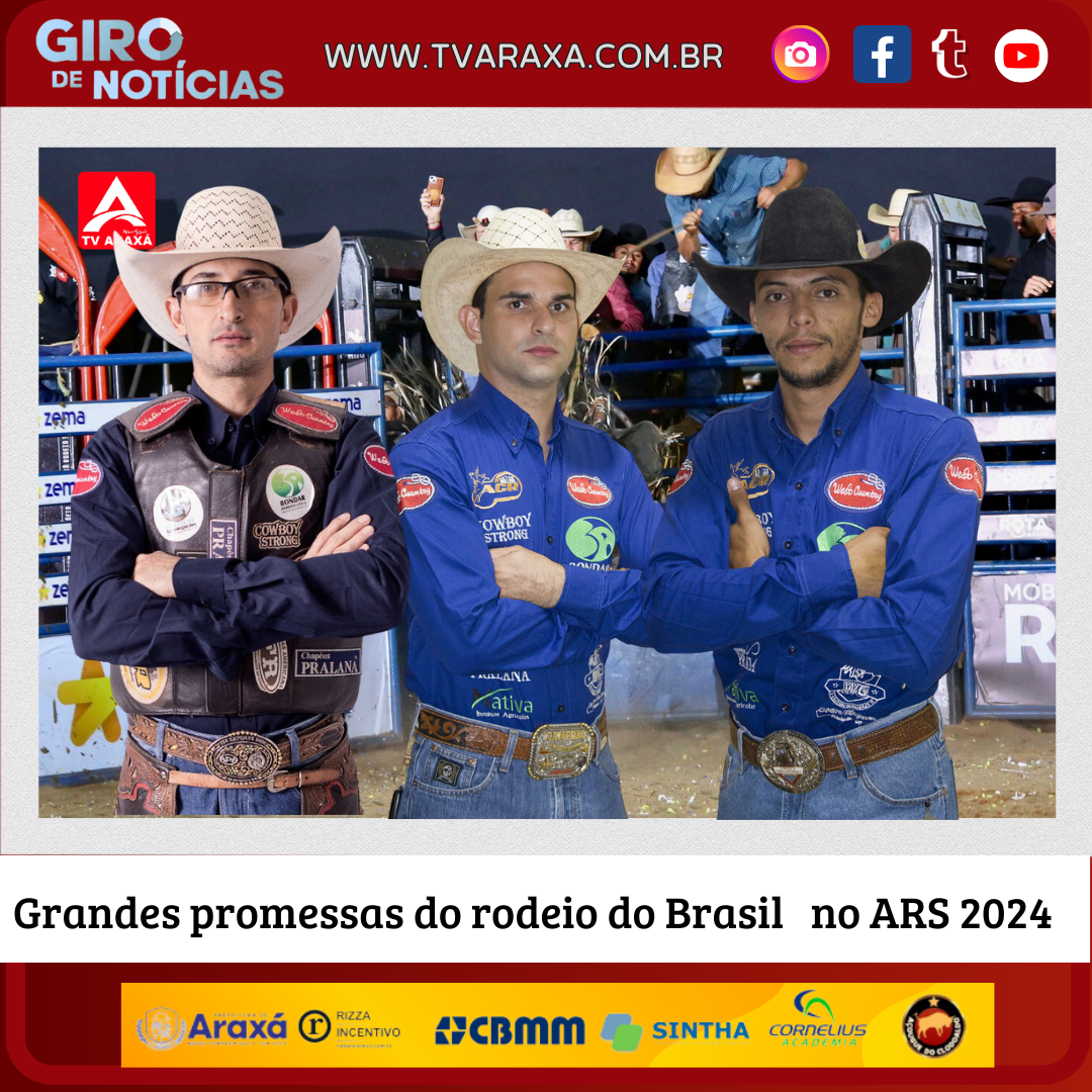 Grandes promessas do rodeio do Brasil   no ARS 2024