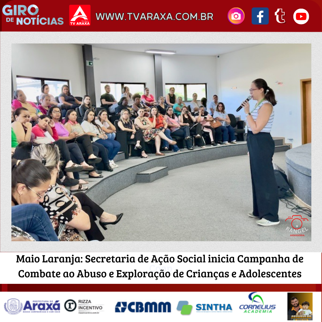 Maio Laranja: Secretaria de Ação Social inicia Campanha de Combate ao Abuso e Exploração de Crianças e Adolescentes