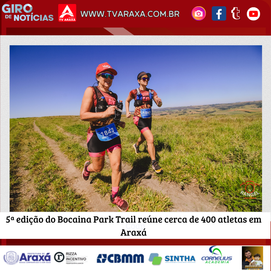 5ª edição do Bocaina Park Trail reúne cerca de 400 atletas em Araxá