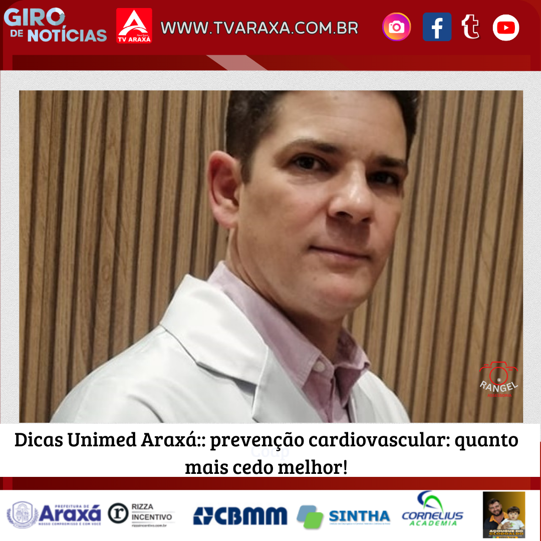 Dicas Unimed Araxá:: prevenção cardiovascular: quanto mais cedo melhor!