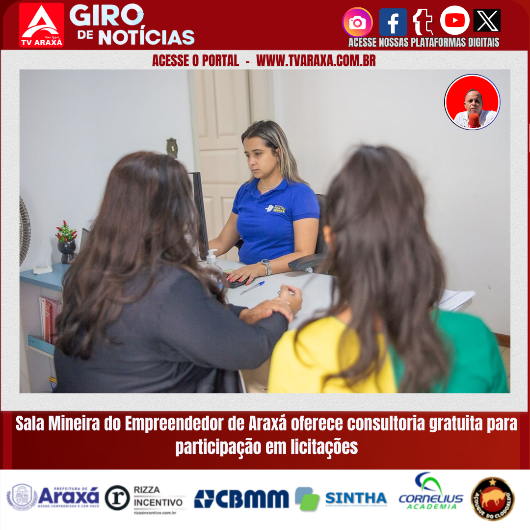 Sala Mineira do Empreendedor de Araxá oferece consultoria gratuita para participação em licitações