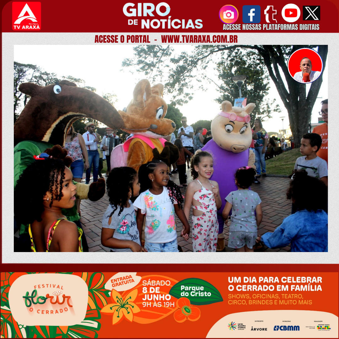 Festival Florir o Cerrado no Parque do Cristo dia (8); vamos  celebrar o Meio Ambiente em Araxá