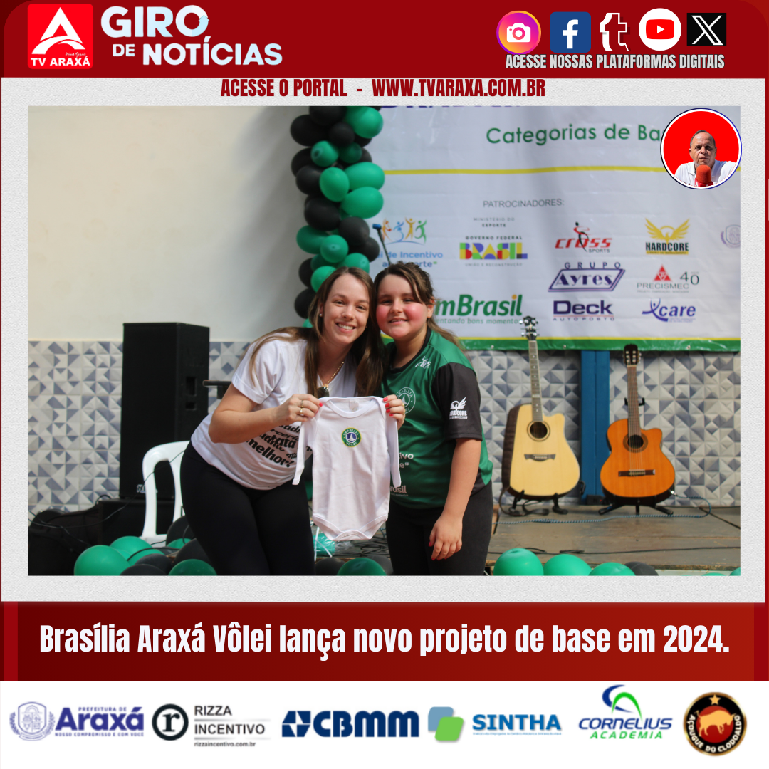 Brasília Araxá Vôlei lança novo projeto de base em 2024.