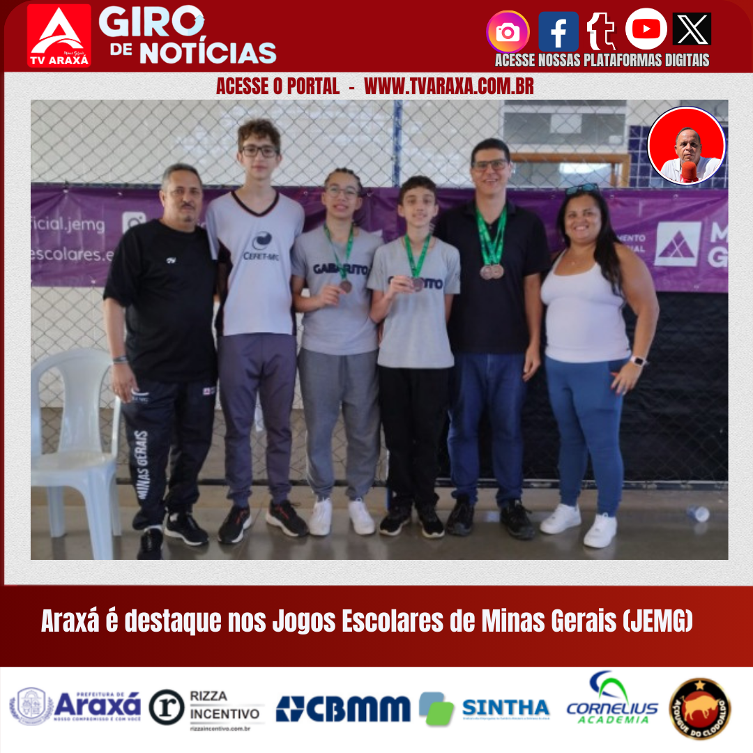 Araxá é destaque nos Jogos Escolares de Minas Gerais (JEMG)
