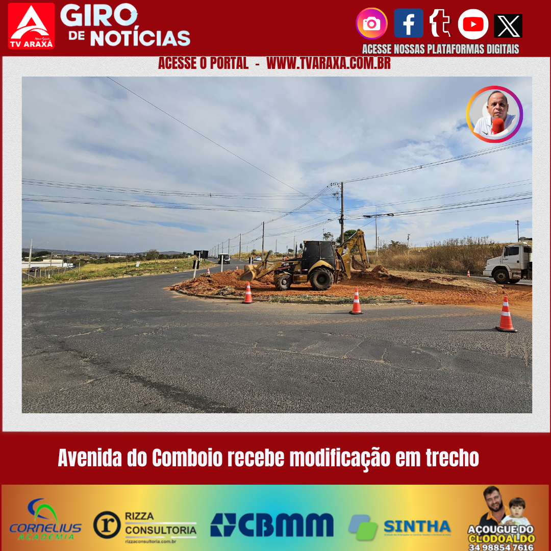 Avenida do Comboio recebe modificação em trecho