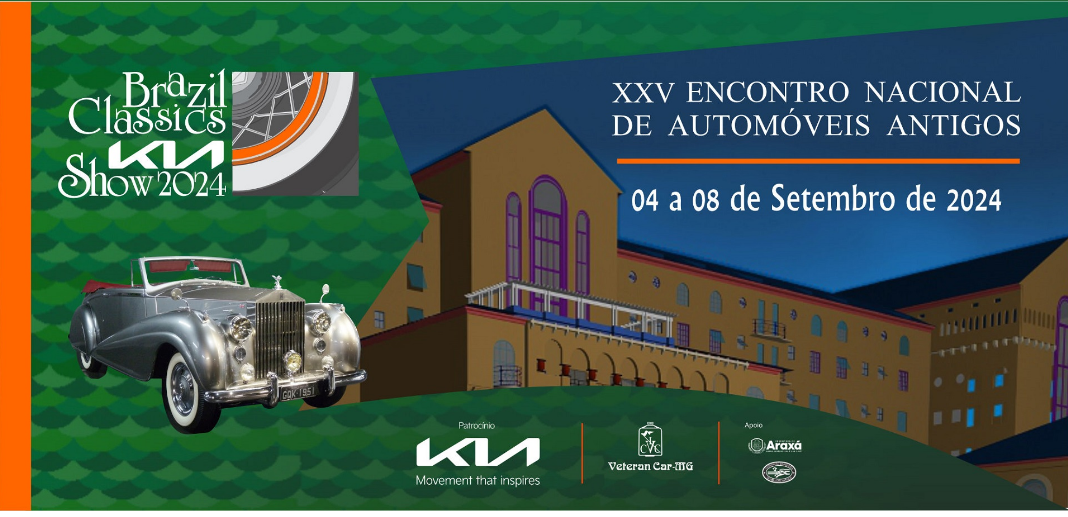 XXV Encontro Nacional de Automóveis Antigos 04 a 08 de setembro em Araxá