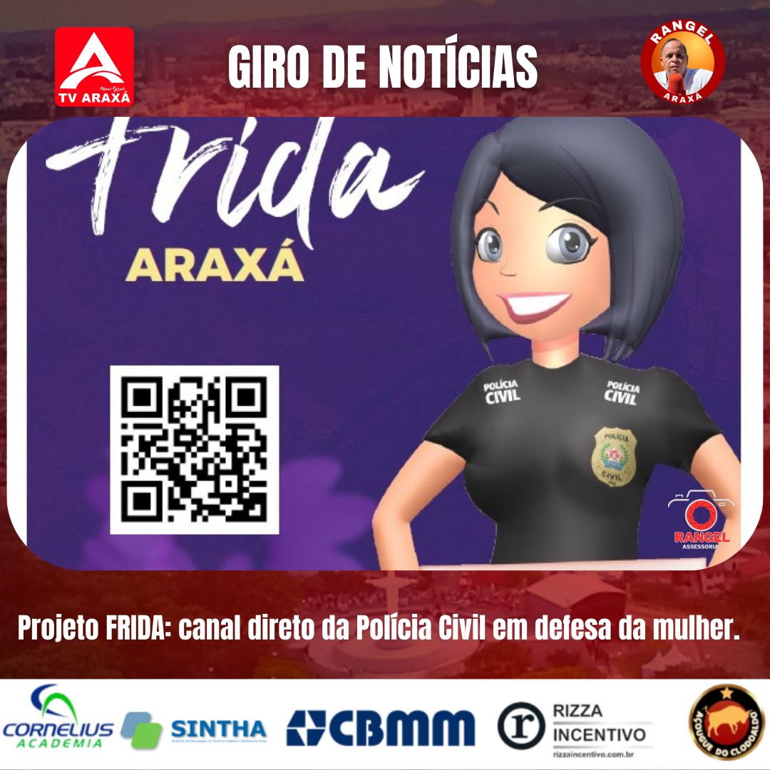 Projeto FRIDA: canal direto da Polícia Civil em defesa da mulher.