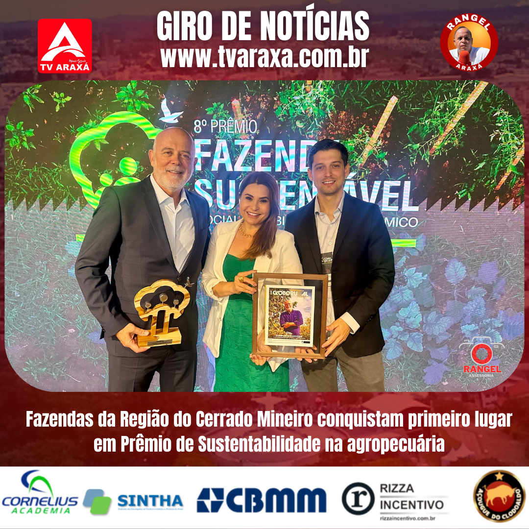 Fazendas da Região do Cerrado Mineiro conquistam primeiro lugar em Prêmio de Sustentabilidade na agropecuária