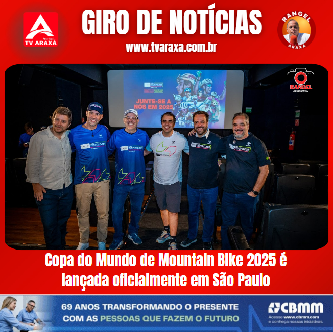 Copa do Mundo de Mountain Bike 2025 é lançada oficialmente em São Paulo