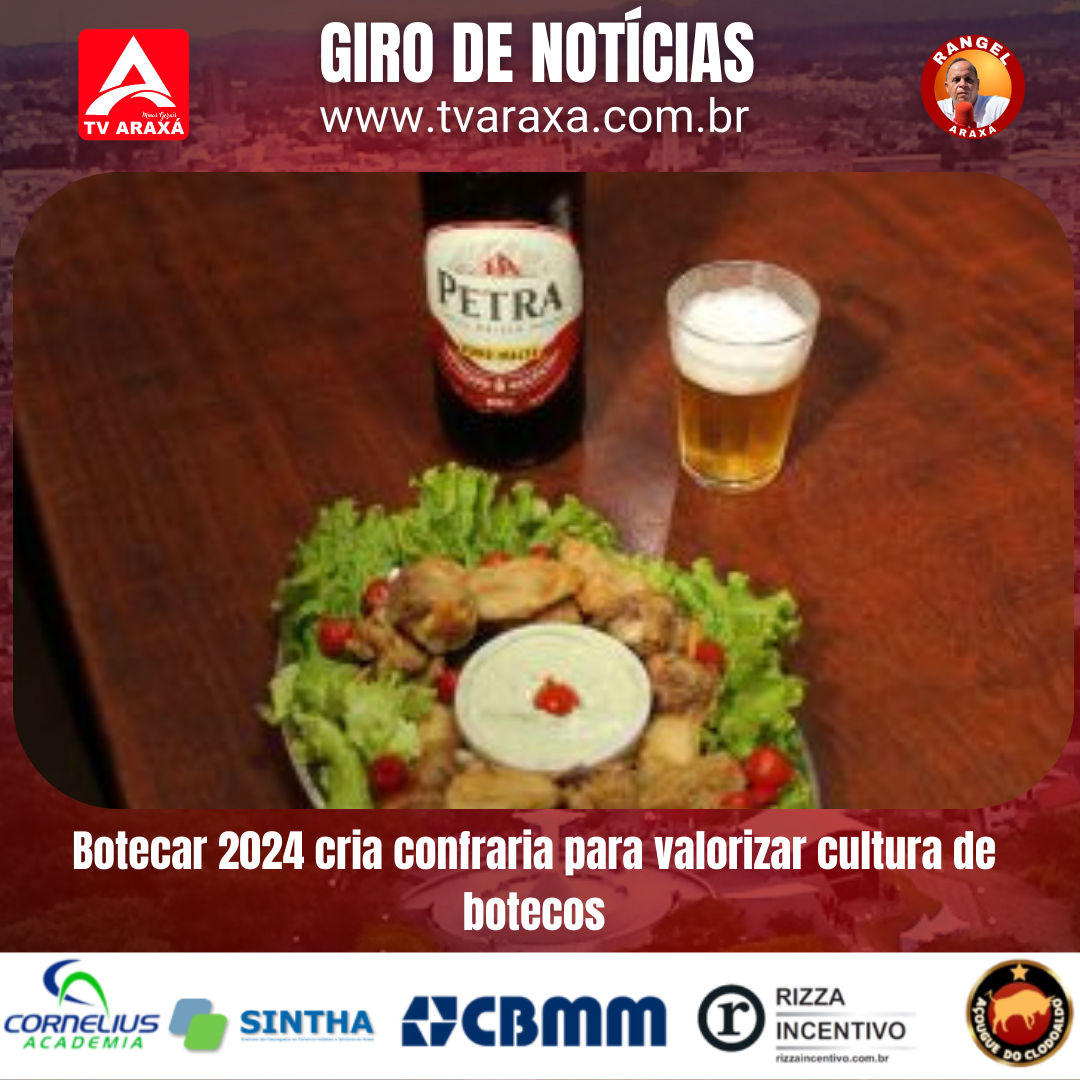 Botecar 2024 cria confraria para valorizar cultura de botecos