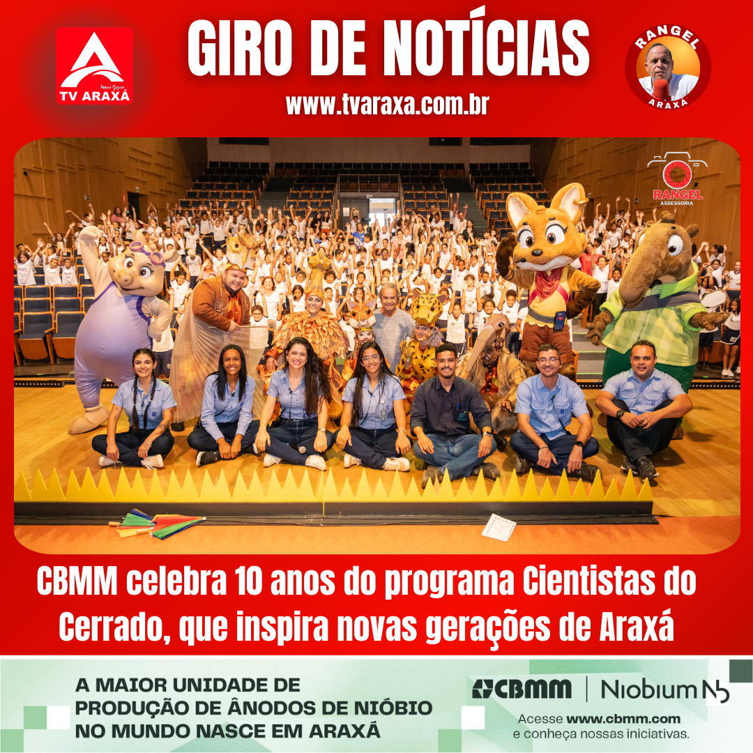 CBMM celebra 10 anos do programa Cientistas do Cerrado, que inspira novas gerações de Araxá