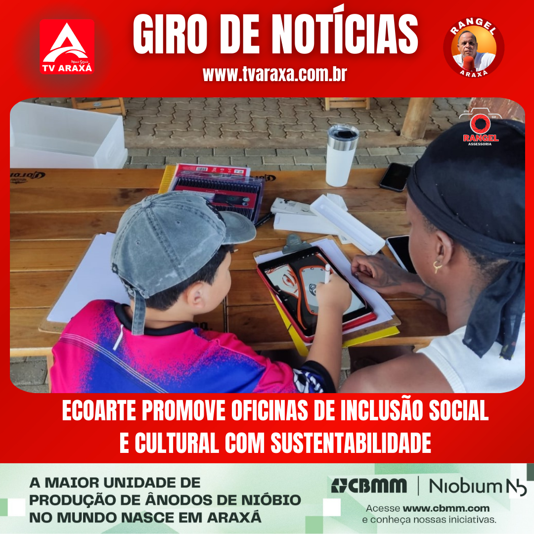 ECOARTE PROMOVE OFICINAS DE INCLUSÃO SOCIAL E CULTURAL COM SUSTENTABILIDADE