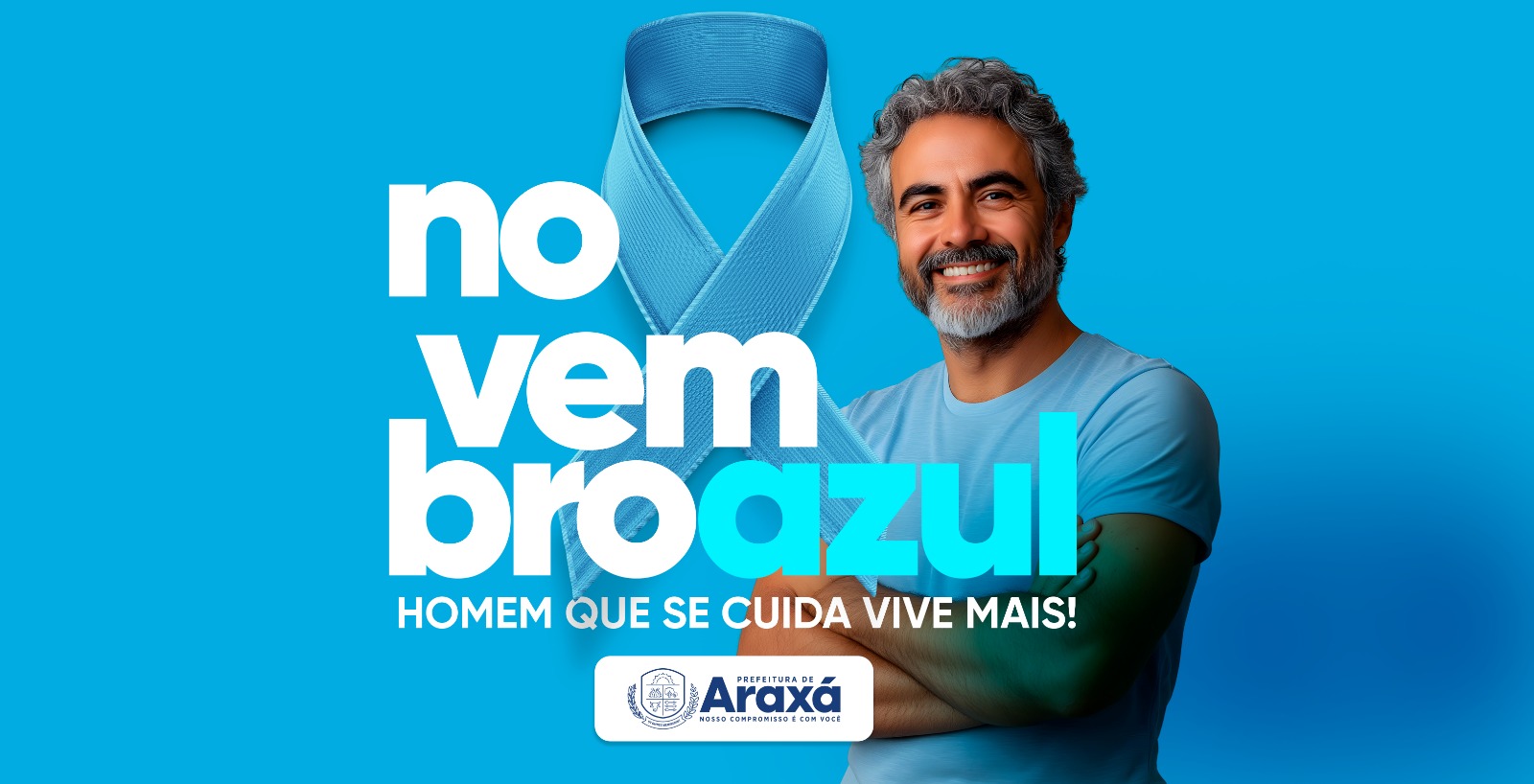 Prefeitura de Araxá promove campanha Novembro Azul com foco na saúde do homem