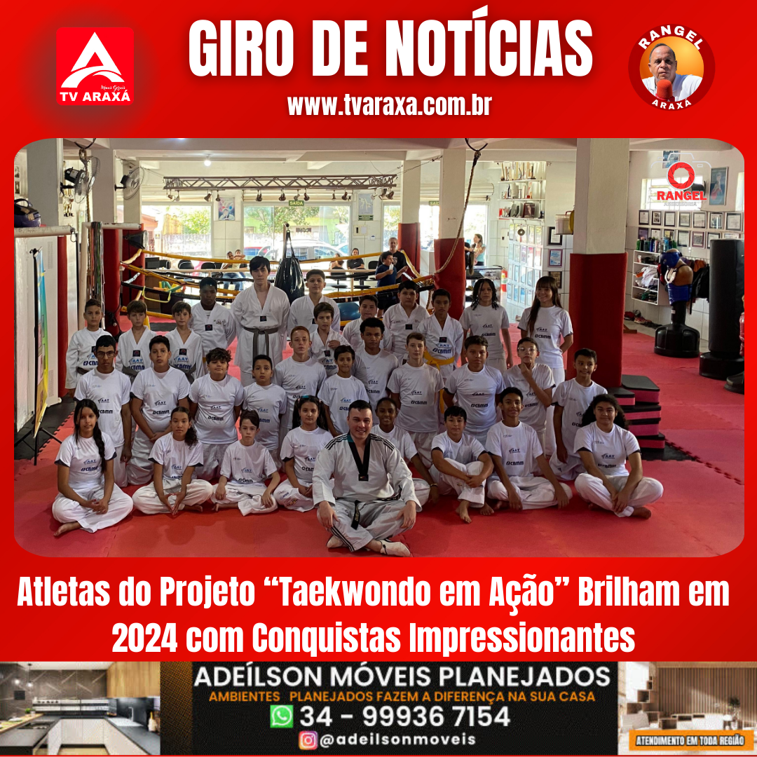 Atletas do Projeto “Taekwondo em Ação” Brilham em 2024 com Conquistas Impressionantes