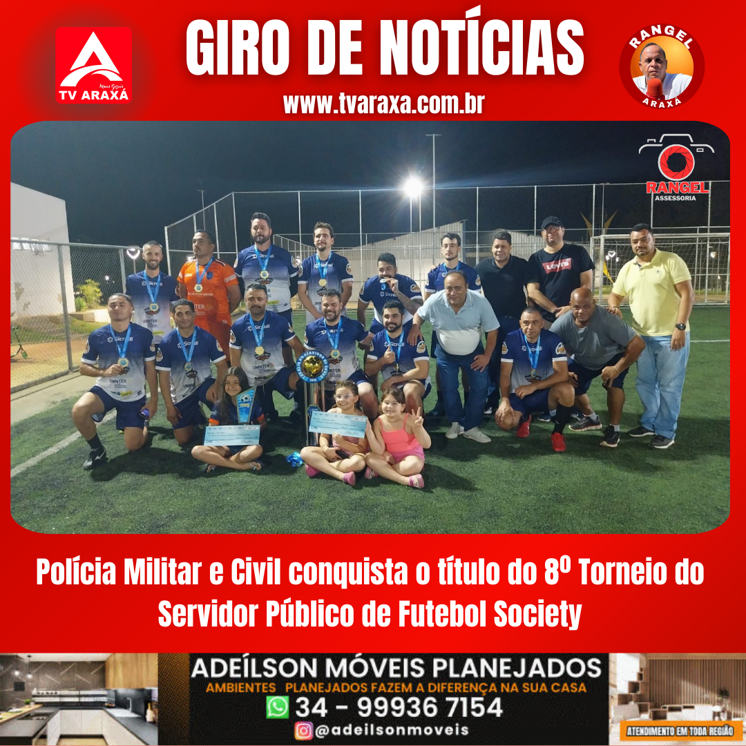 Polícia Militar e Civil conquista o título do 8º Torneio do Servidor Público de Futebol Society