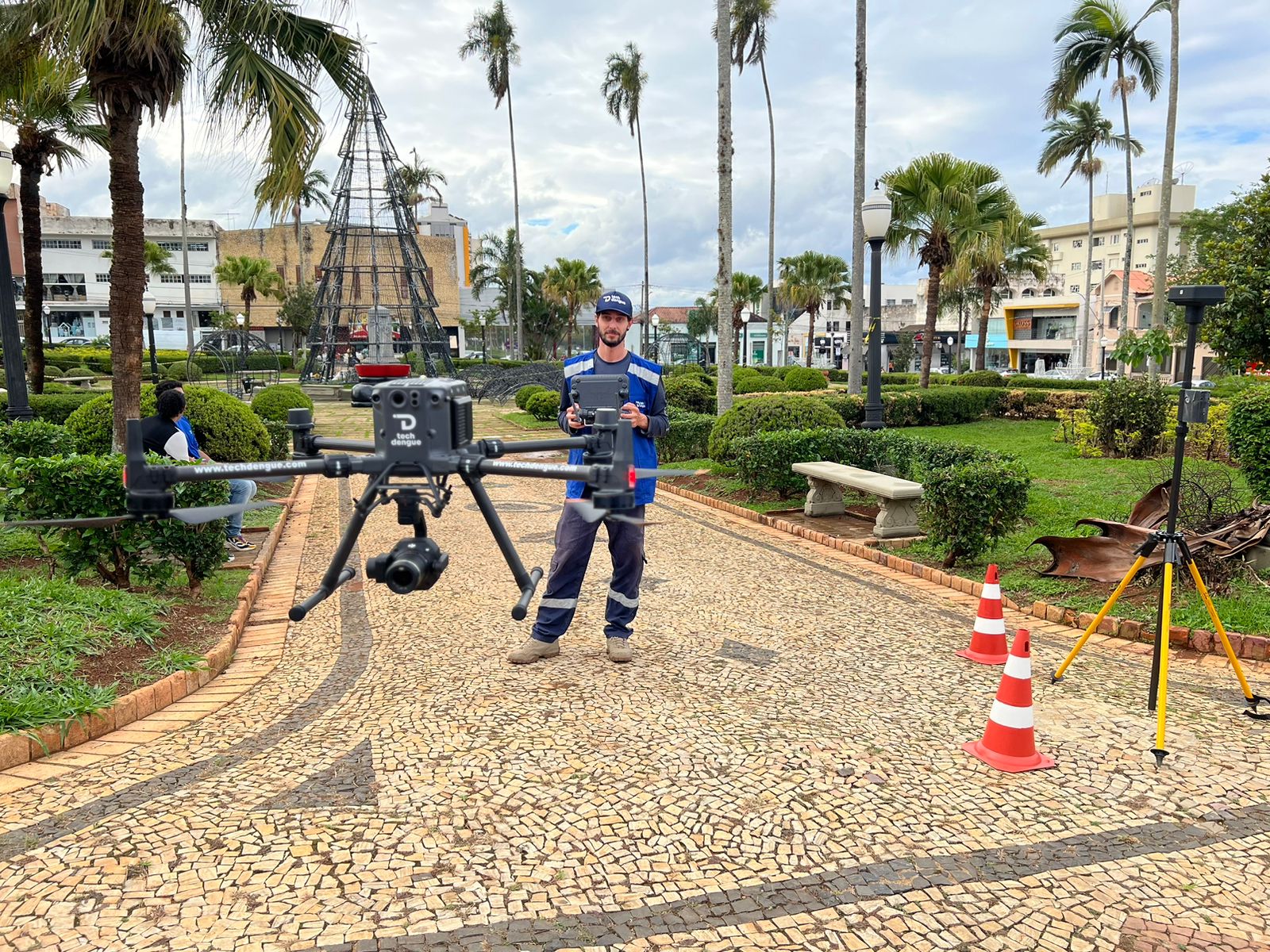 Araxá: monitoramento por drones identifica 280 criadouros do Aedes aegypti na área central