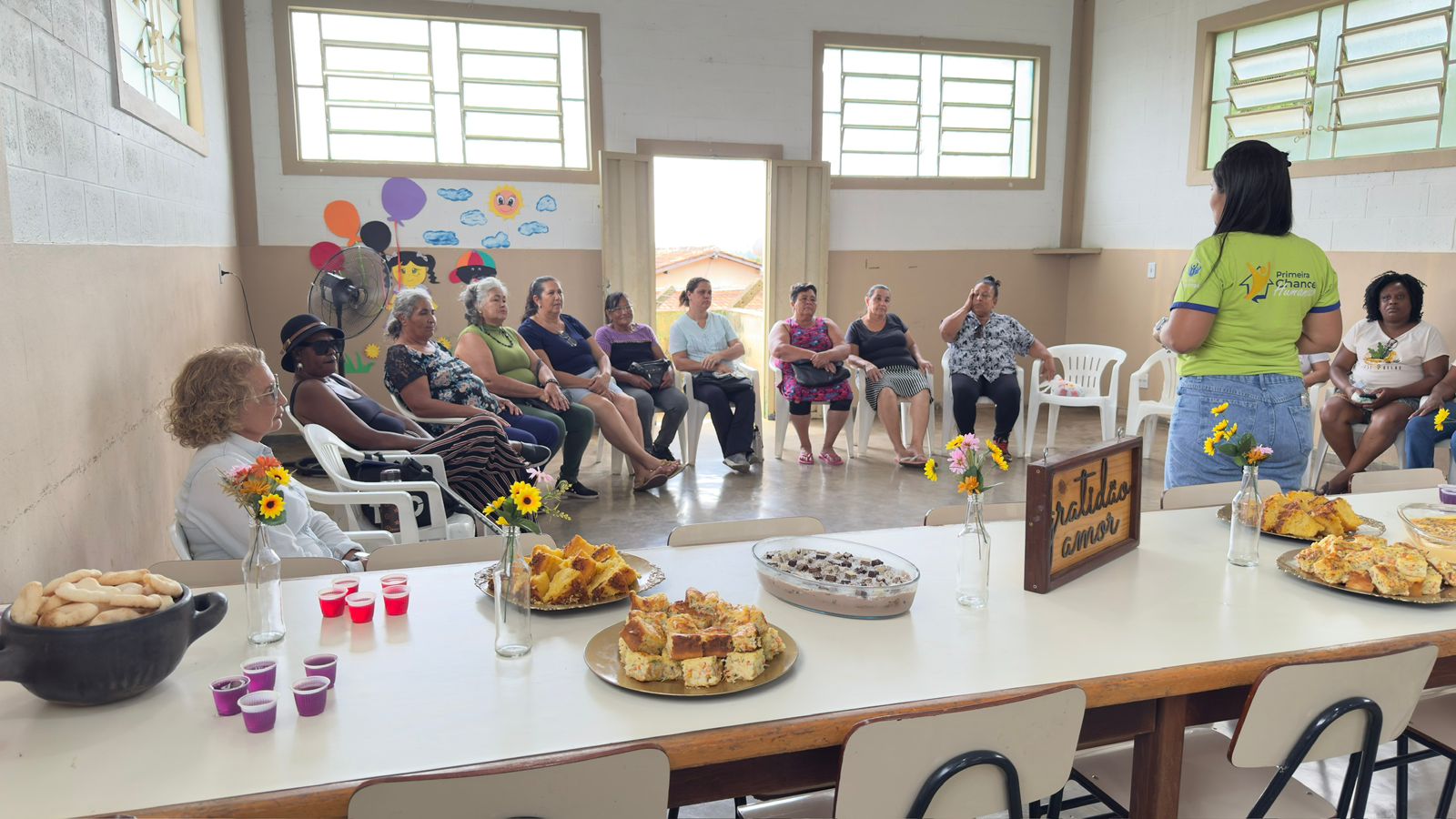 Secretaria de Ação Social inicia curso de gastronomia para a terceira idade