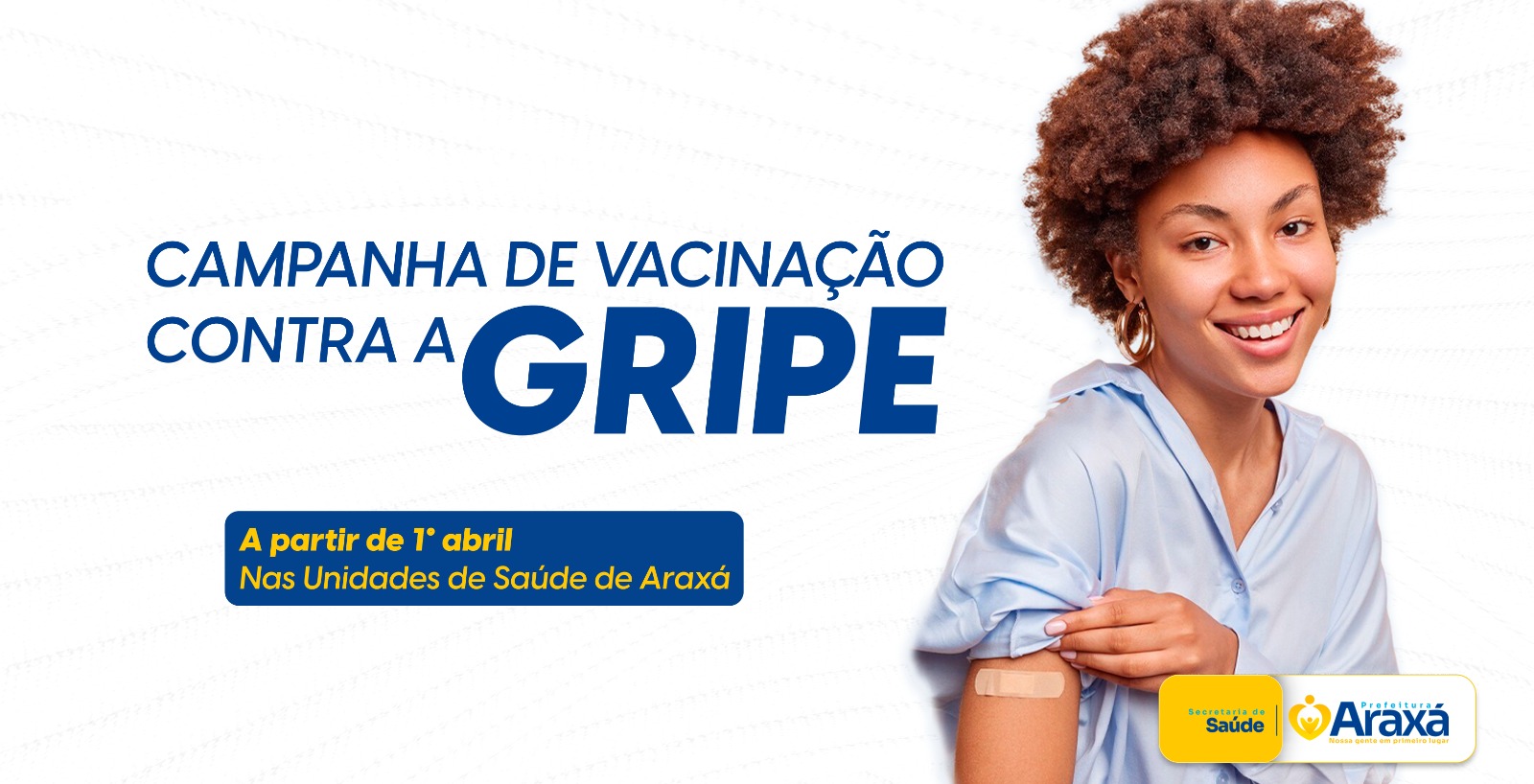 Araxá inicia campanha de vacinação contra a gripe nesta terça-feira (1º)abril