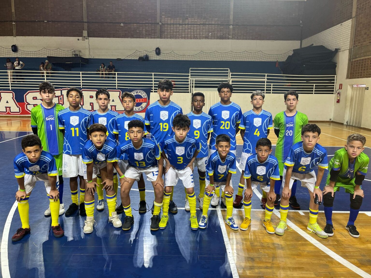 SESC Araxá disputa Mineiro sub 12 de futsal 2025