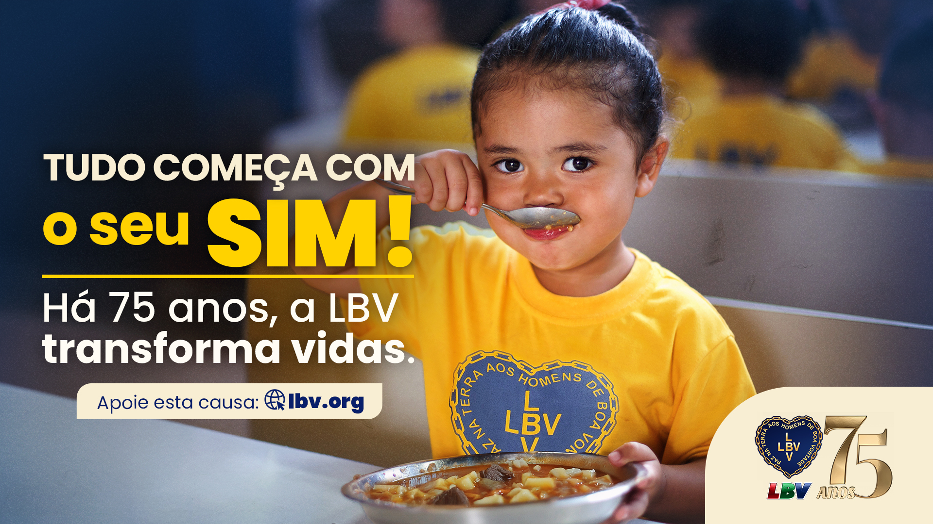 O seu SIM alimenta, aquece e transforma vidas 