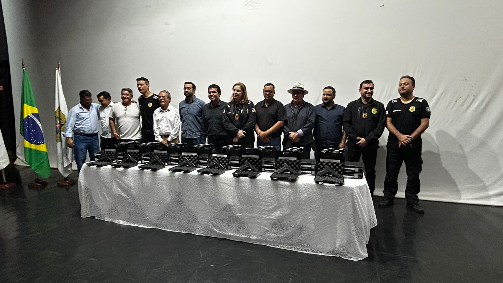 Autoridades visitam obras da nova sede da Delegacia Regional de Polícia Civil de Araxá