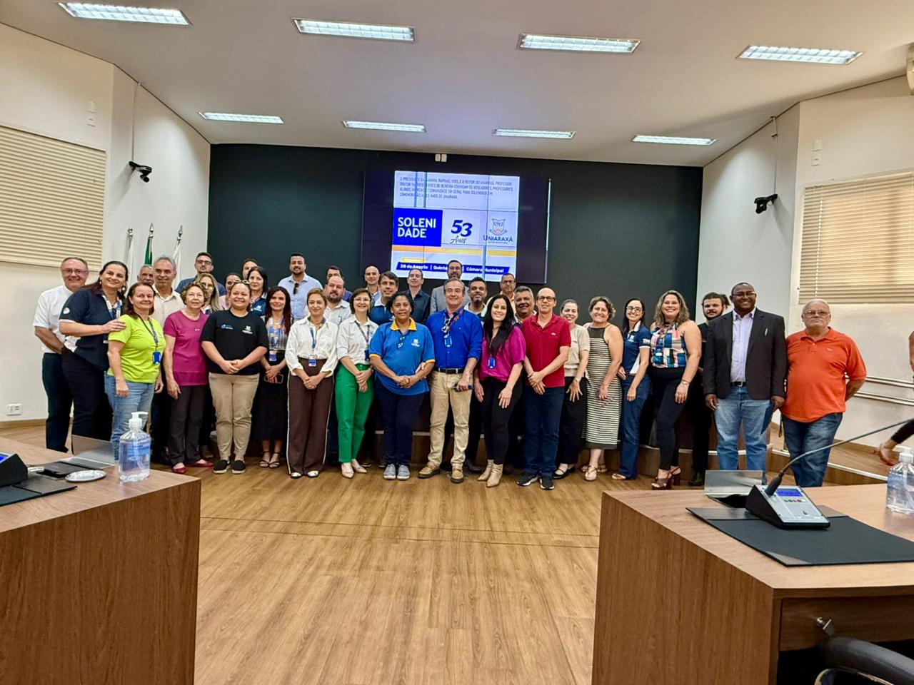 Sessão Solene em comemoração aos 53 anos do Centro Universitário do Planalto de Araxá (Uniaraxá).