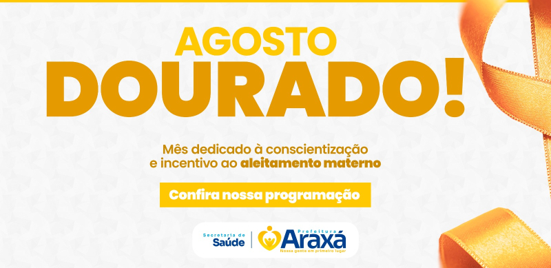 A Secretaria Municipal de Saúde promove ações educativas durante a Campanha Agosto Dourado