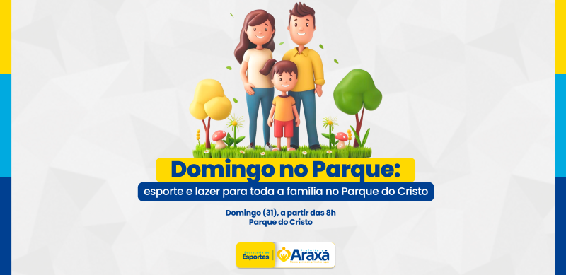 Domingo no Parque: esporte e lazer para toda a família no Parque do Cristo