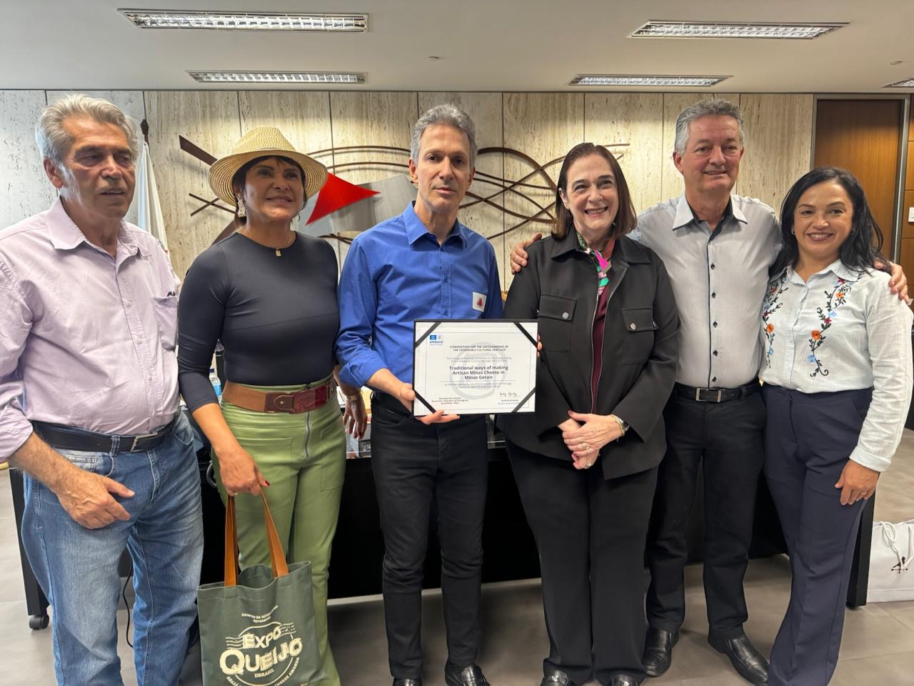 Maricell Hussein participa de solenidade que consagrou Queijo Minas Artesanal como Patrimônio Imaterial da Humanidade