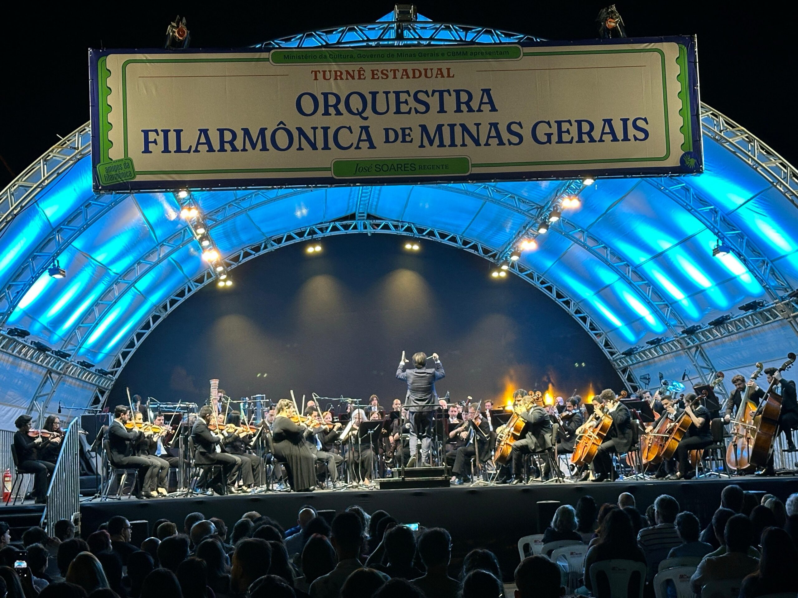 Orquestra Filarmônica de Minas Gerais encanta Araxá