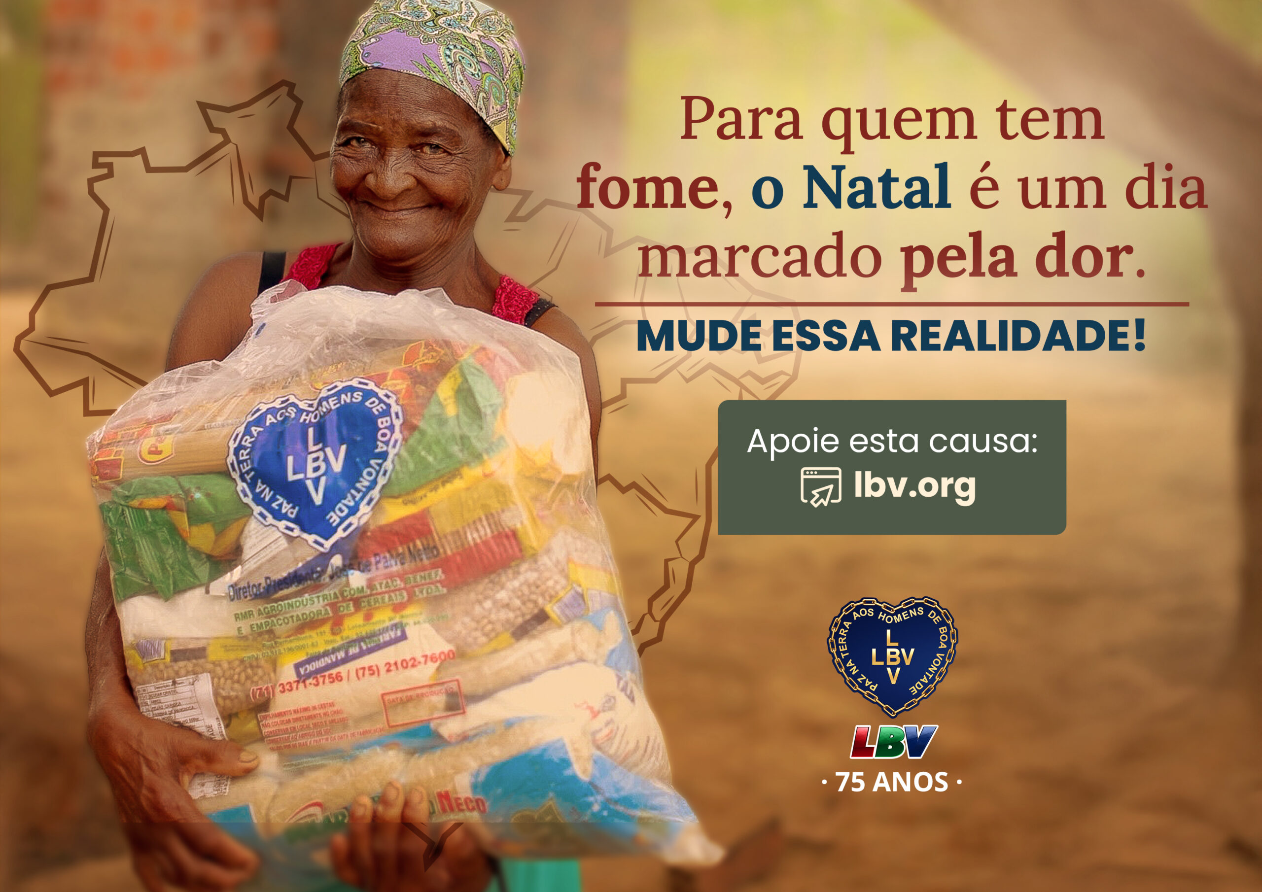 “Campanha de Natal da LBV 2025”  O Brasil saiu do mapa da fome, mas ainda há muito a fazer!