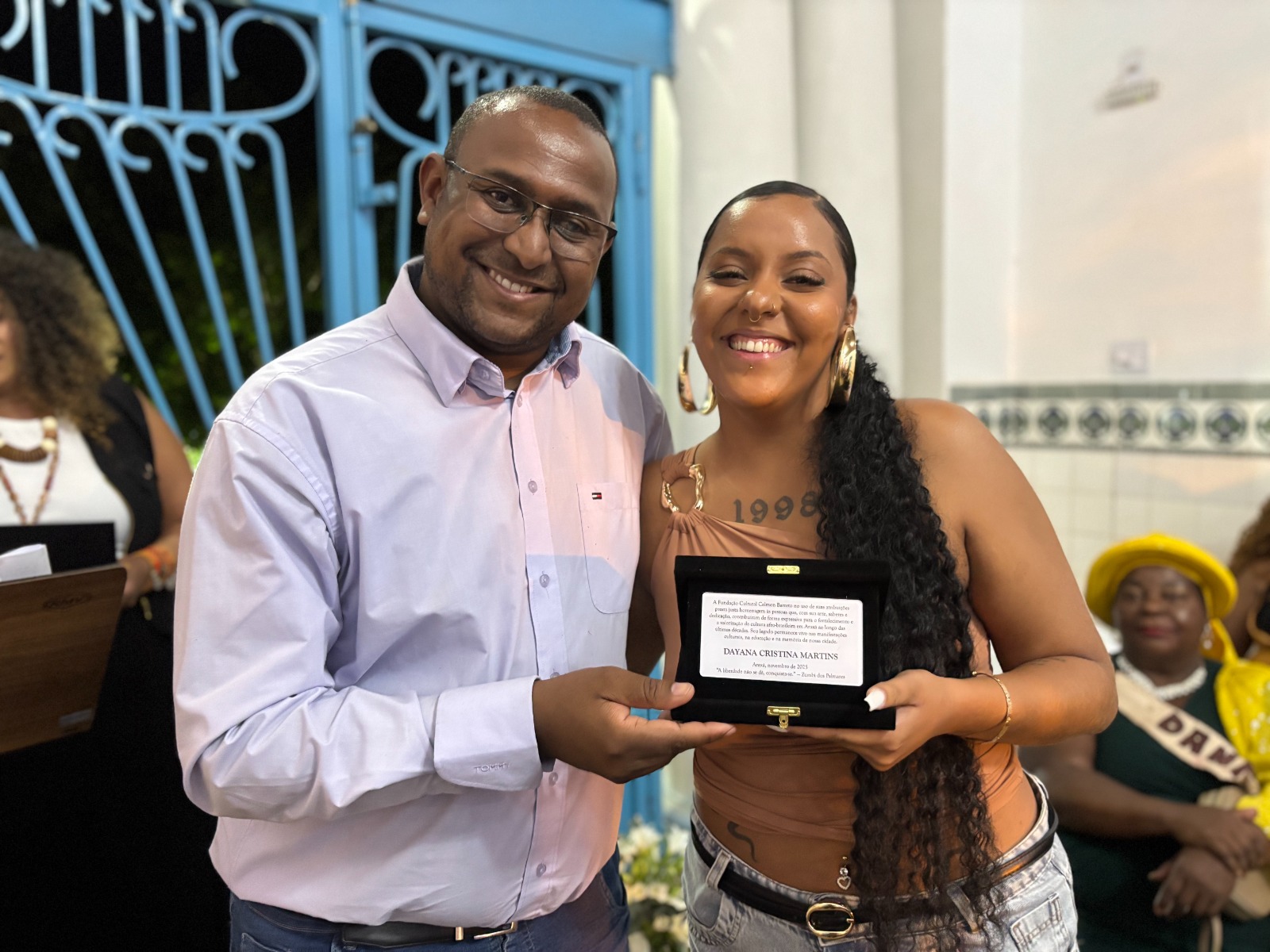 Noite de homenagens para personagenilades destaques na Cultura Negra 2025 em Araxá