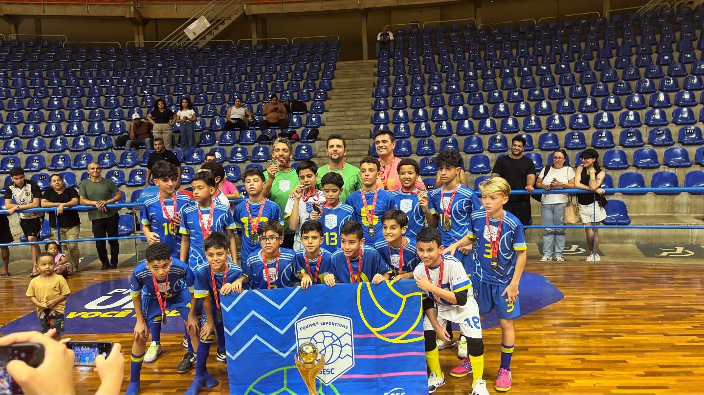 SESC ARAXÁ CAMPEÃO MINEIRO DE FUTSAL  SUB 12  DO INTERIOR 2025