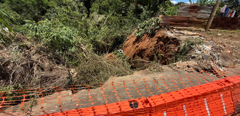 Defesa Civil em Araxá faz monitoramento de áreas de risco durante período chuvoso