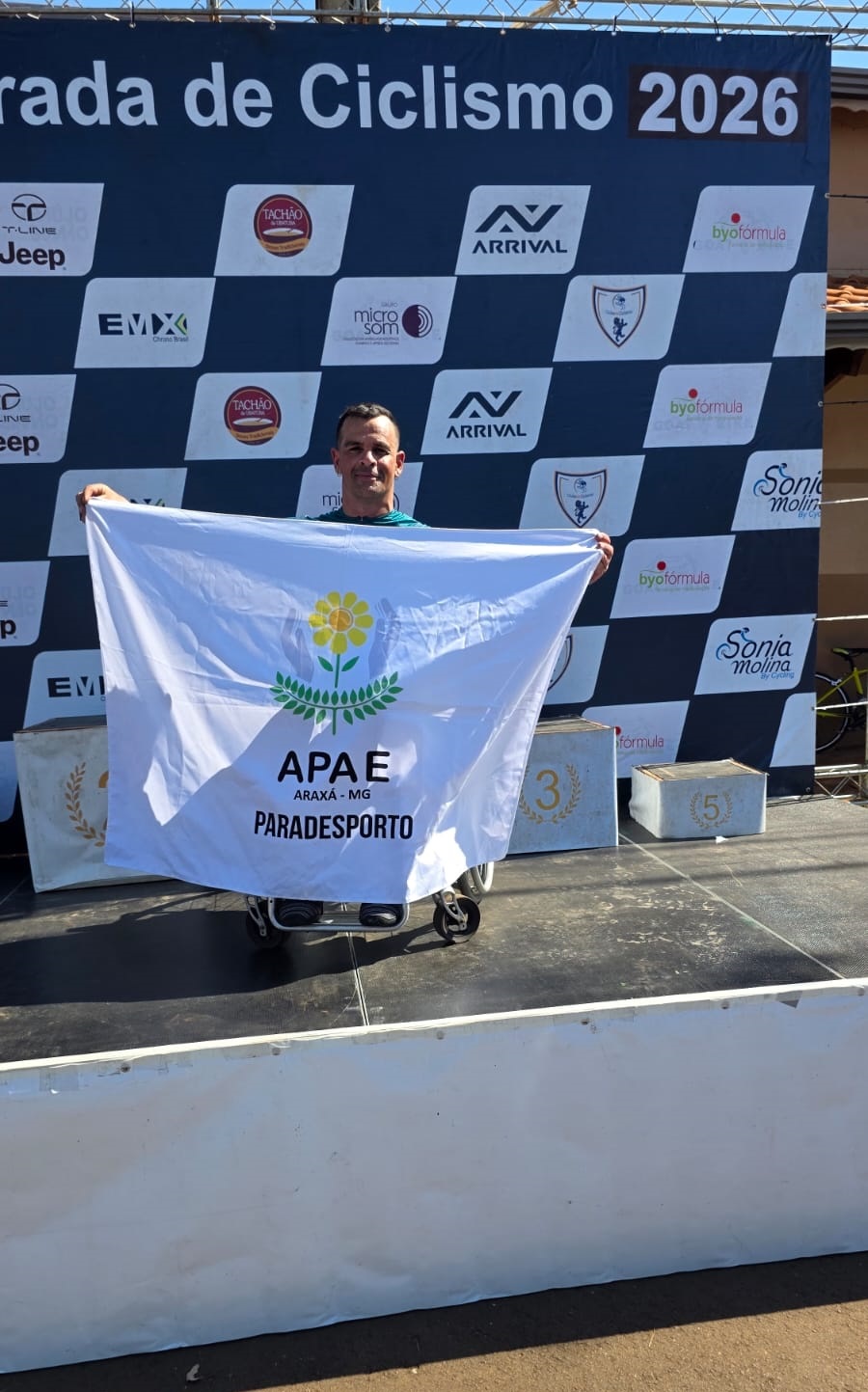 Thiago Mota Atleta paralímpico de Araxá conquista 7º lugar em GP de ciclismo em São Paulo