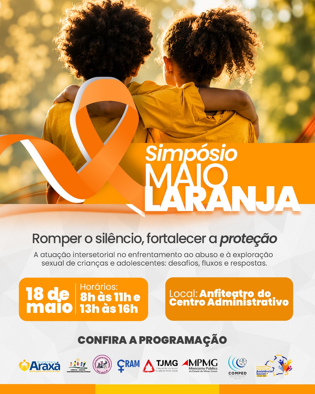 Simpósio Maio Laranja reforça compromisso de Araxá com a proteção de crianças e adolescentes