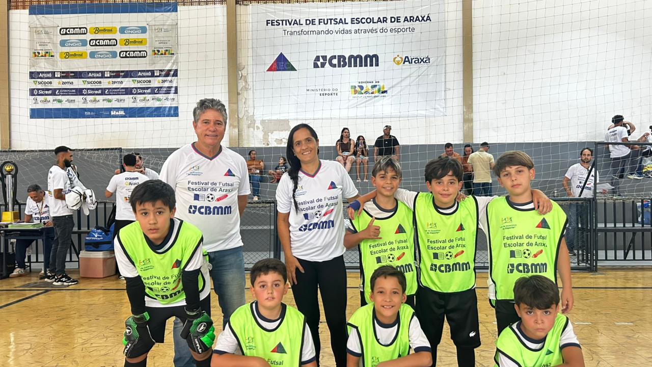 Festival Escolar de Futsal de Araxá chega à 3ª rodada com grandes disputas e equilíbrio nas categorias
