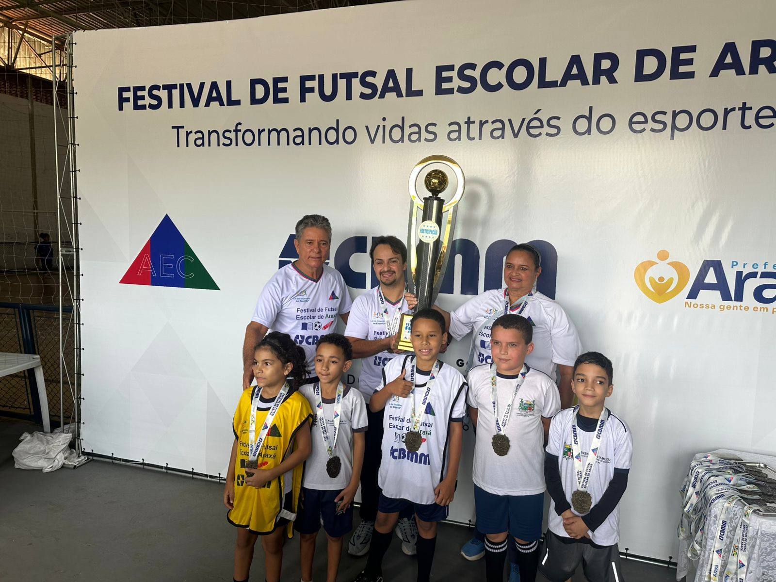 Festival Escolar de Futsal de Araxá tem à 4º rodada neste sábado(30) para classificação