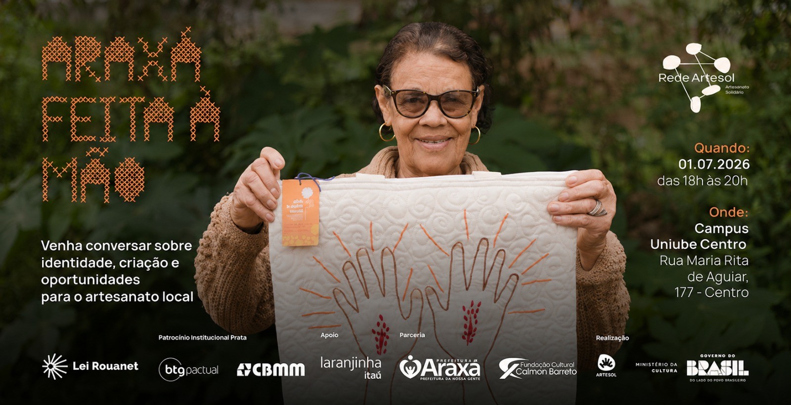 Araxá recebe encontro para apresentar programa de formação para artesãos nesta quarta; saiba como participar