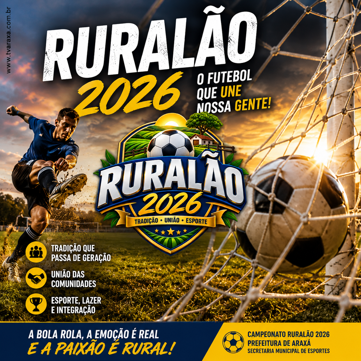Ruralão 2026 tem segunda rodada neste domingo (30) com seis partidas em Araxá