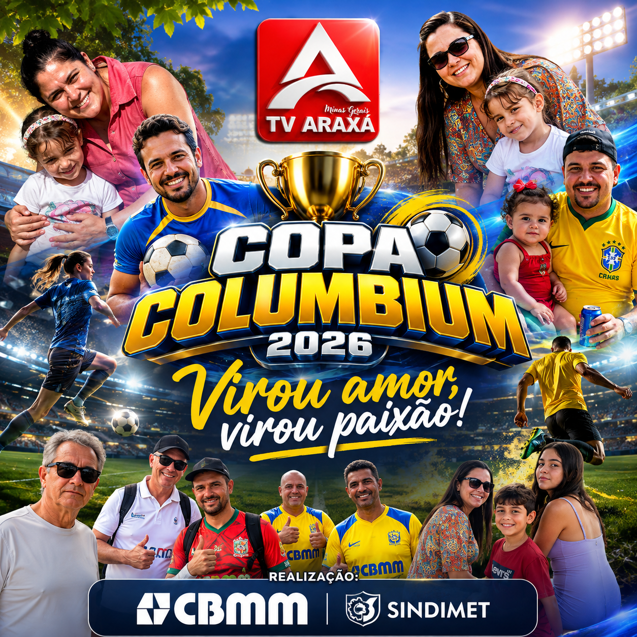 COPA COLUMBIUM 2026: VIROU AMOR, VIROU PAIXÃO!