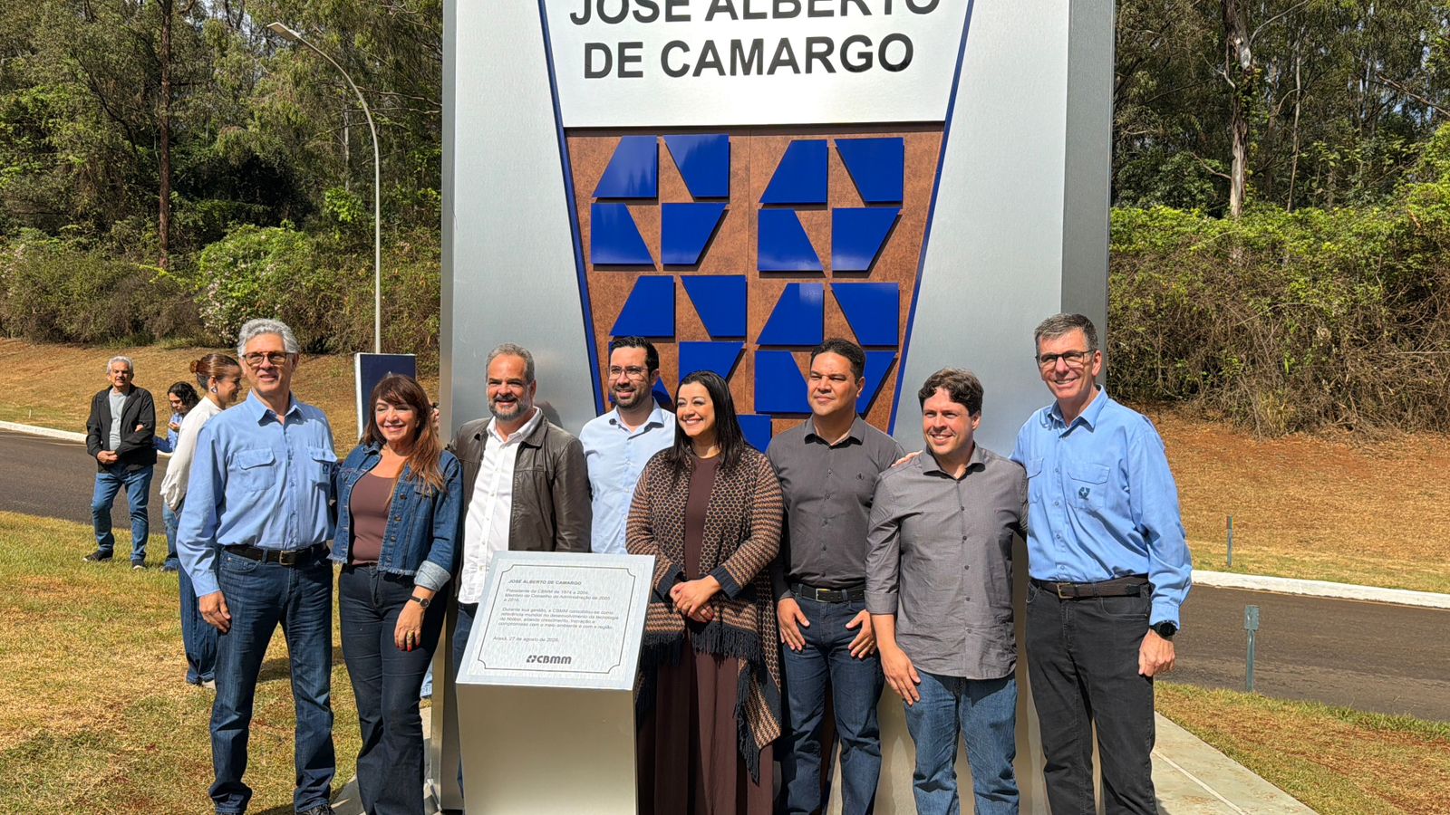 Avenida José Alberto de Camargo: CBMM eterniza nome de um dos grandes líderes de sua história em Araxá