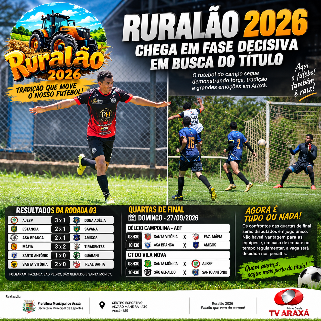 Ruralão 2026 entra na fase decisiva em busca do título