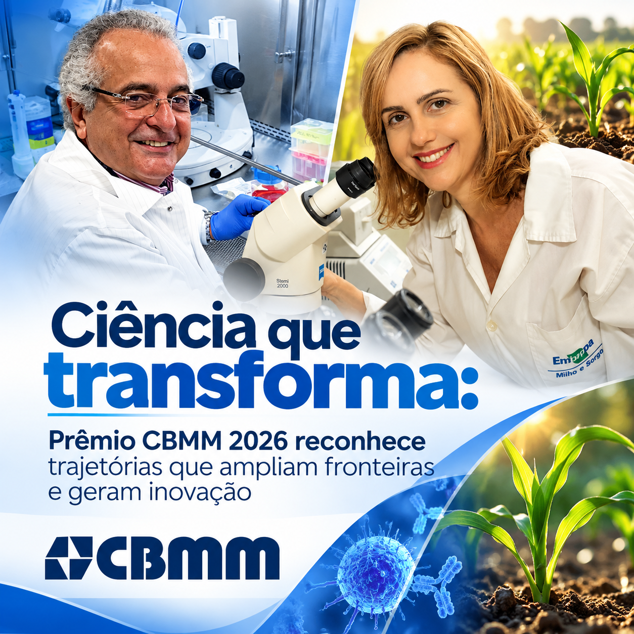 Ciência que transforma: Prêmio CBMM 2026 reconhece trajetórias que ampliam fronteiras e geram inovação